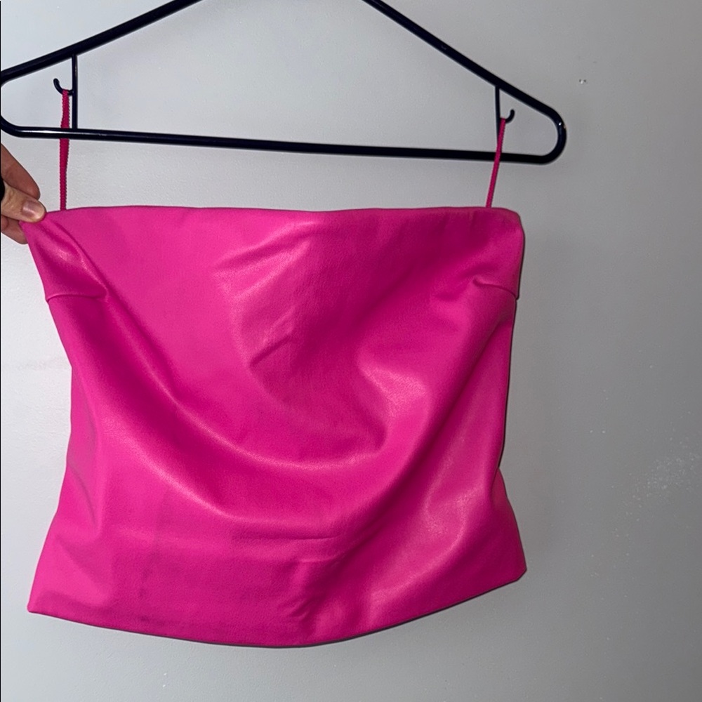 Steve Madden Bright Hot Pink Tube Top